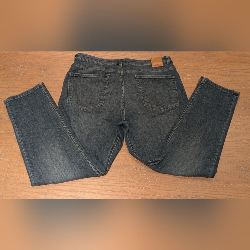 DU/ER DUER Fireside Jeans Womens 33x25 Stretch Fleece Lined